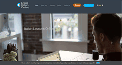 Desktop Screenshot of learn-italian-online.com